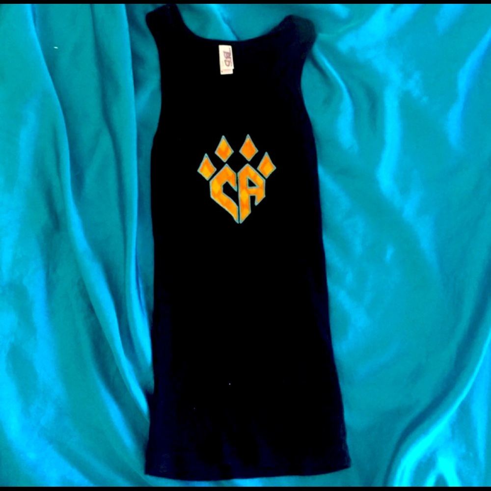 Cheer Athletics Claw Ribbed Tank Top EUC size 10 years